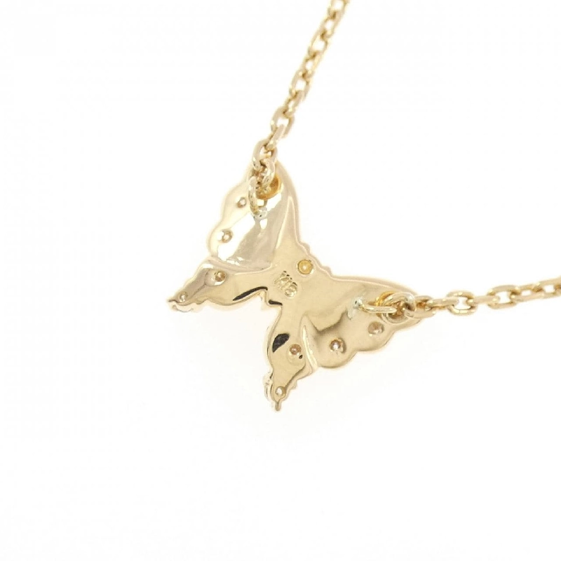 K18YG Bướm Kim Cương Dây Chuyền 0.35CT - Hàng hiệu Chính Hãng 862824