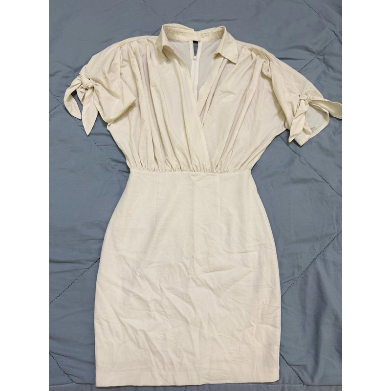 Đầm phối thun và phi lụa, có dây kéo sau lưng size S-M 463416