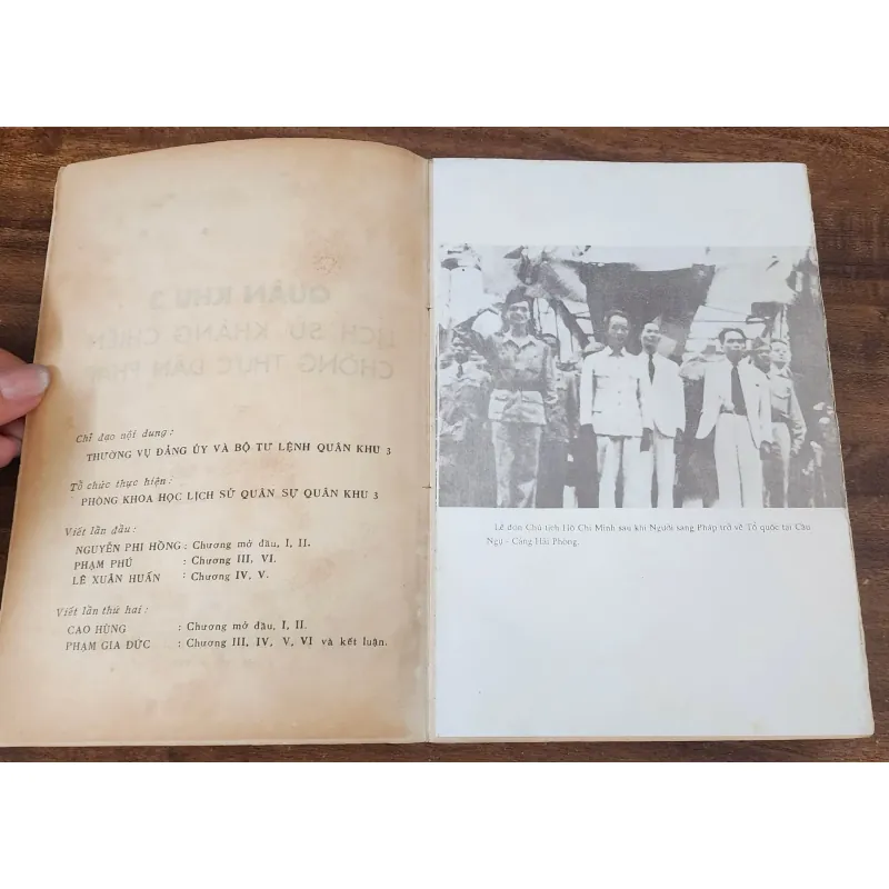 NXB Quân Đội Nhân Dân 1990 - QUÂN KHU 3 LỊCH SỬ KHÁNG CHIẾN CHỐNG THỰC DÂN PHÁP (550 tr) 751149