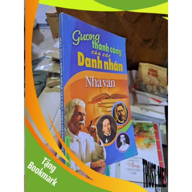 (TẶNG BOOKMARK) Gương thành công của các danh nhân - nhà văn DANH NHÂN RBK1008 944545
