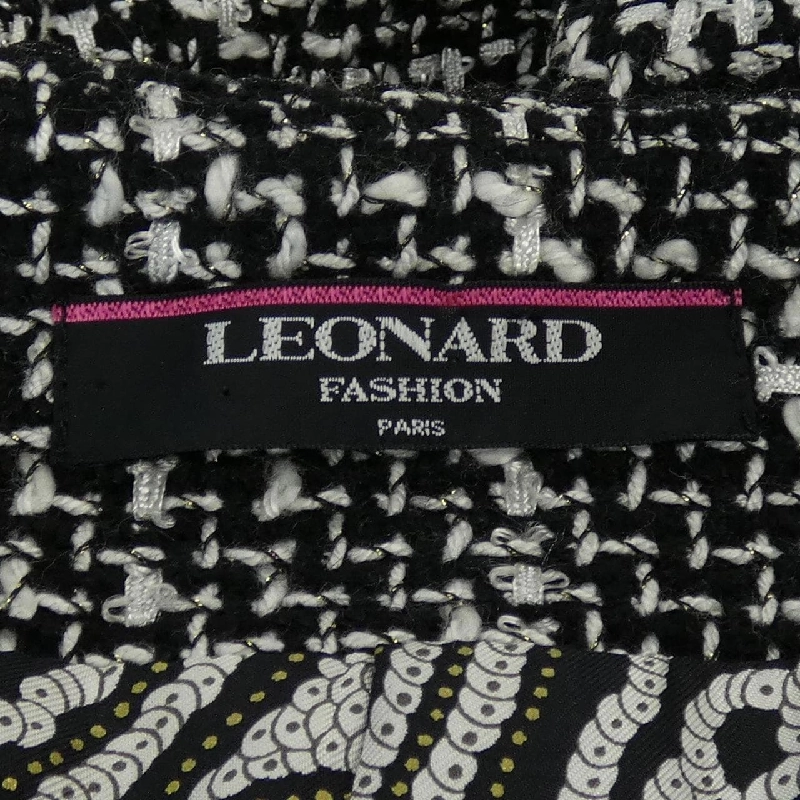 【Mã giảm giá】Thời trang Leonar LEONARD FASHION Áo khoác không cổ 636812