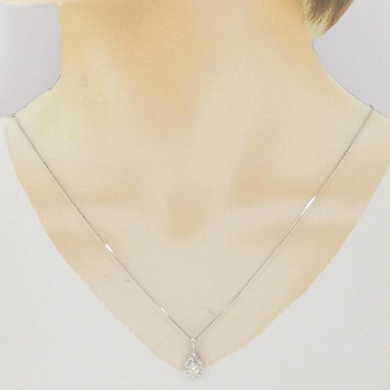 K18WG Dây chuyền kim cương 0.51CT - Hàng hiệu Chính hãng 866799