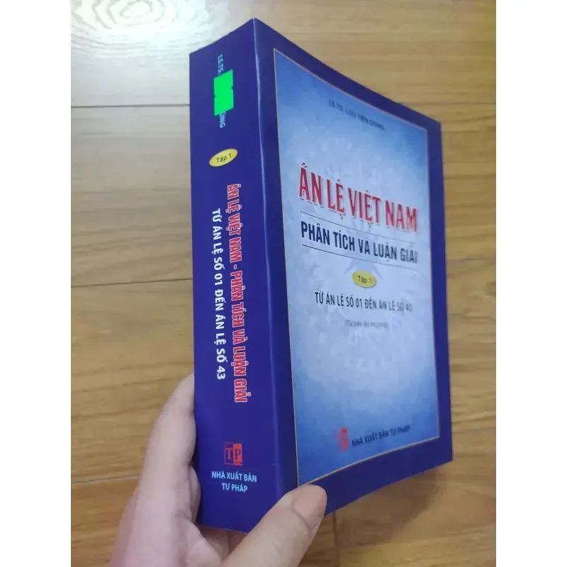 Sách: Án lệ Việt Nam - Phân tích và luận giải - TG: LS TS Lưu Tiến Dũng 929064