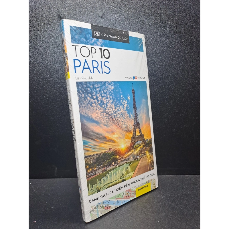 (TẶNG BOOKMARK) Cẩm nang du lịch Top 10 Paris mới 100% RBK1709 940538
