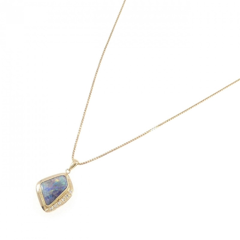 K18YG Boulder Opal Necklace 2.78CT - Hàng hiệu Authentic 861710