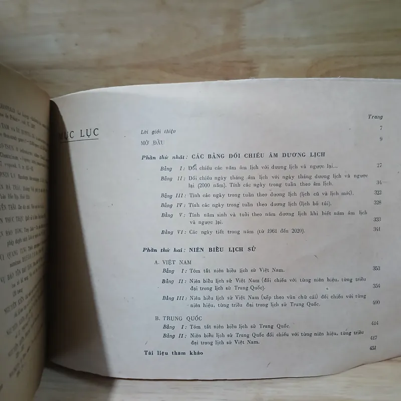 Bảng Đối Chiếu Âm Dương Lịch 2000 Năm Và Niên Biểu Lịch Sử (Xb 1976) 734079