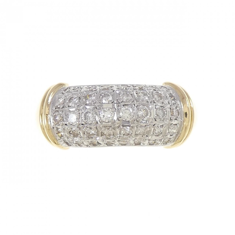 Nhẫn kim cương K18YG/PT900 0.70CT 665432