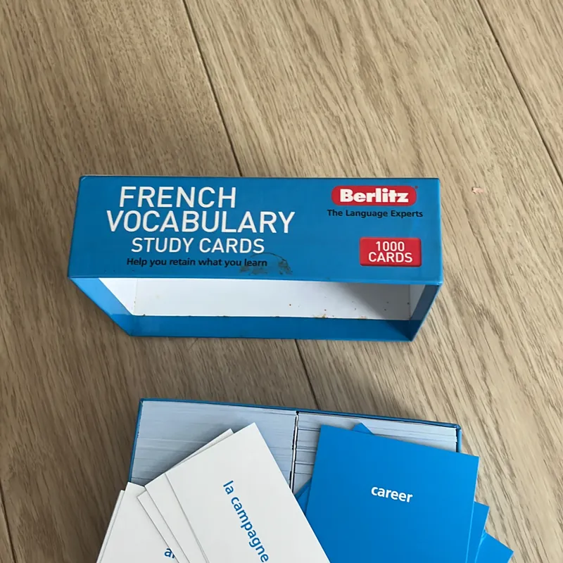 Flash card học tiếng Pháp 575153