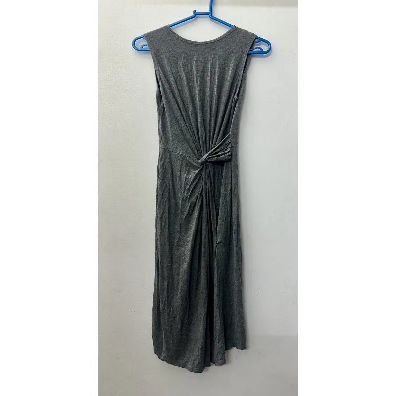 Đầm thun xoắn eo qua gối 1018692