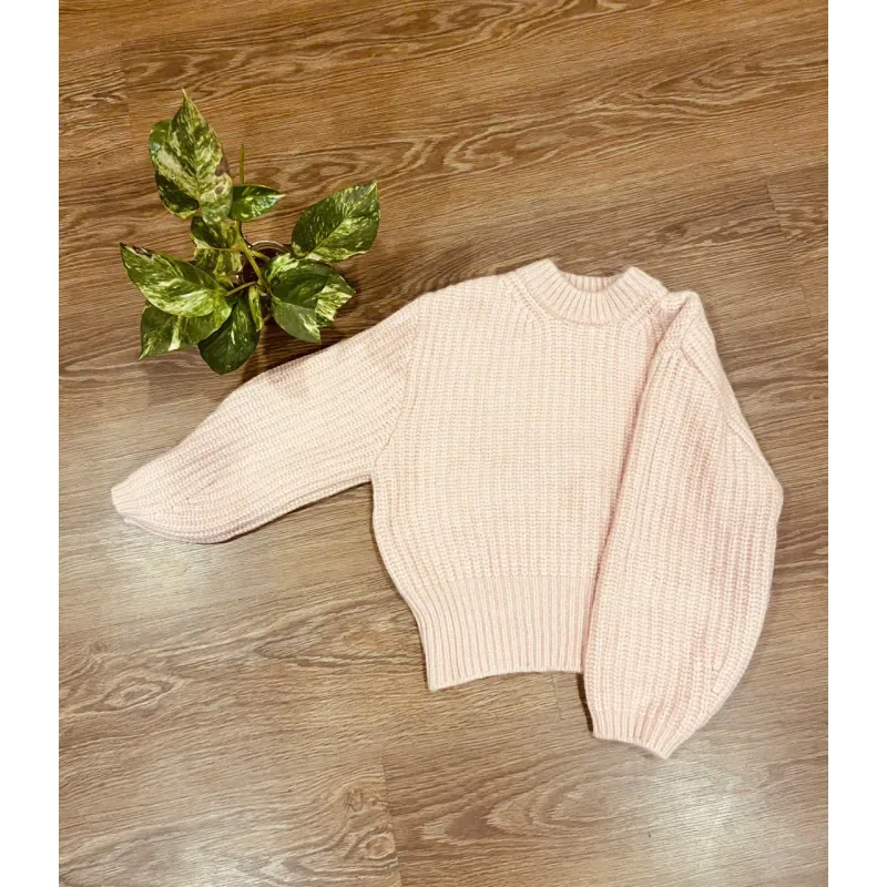 Áo len màu hồng vỏ tôm, rất cute 960503