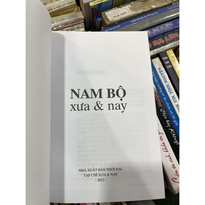 NAM BỘ XƯA VÀ NAY - NXB THỜI ĐẠI  731916