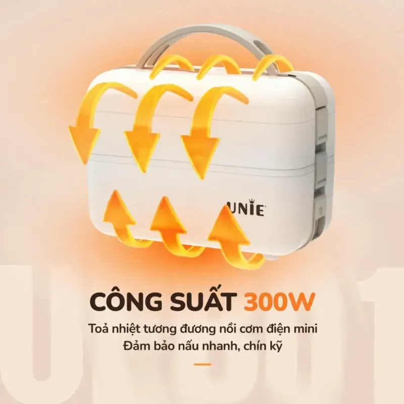 🛡️ Hộp cơm điện Unie UEB01 – Lựa chọn hoàn hảo cho dân văn phòng và học sinh 783561
