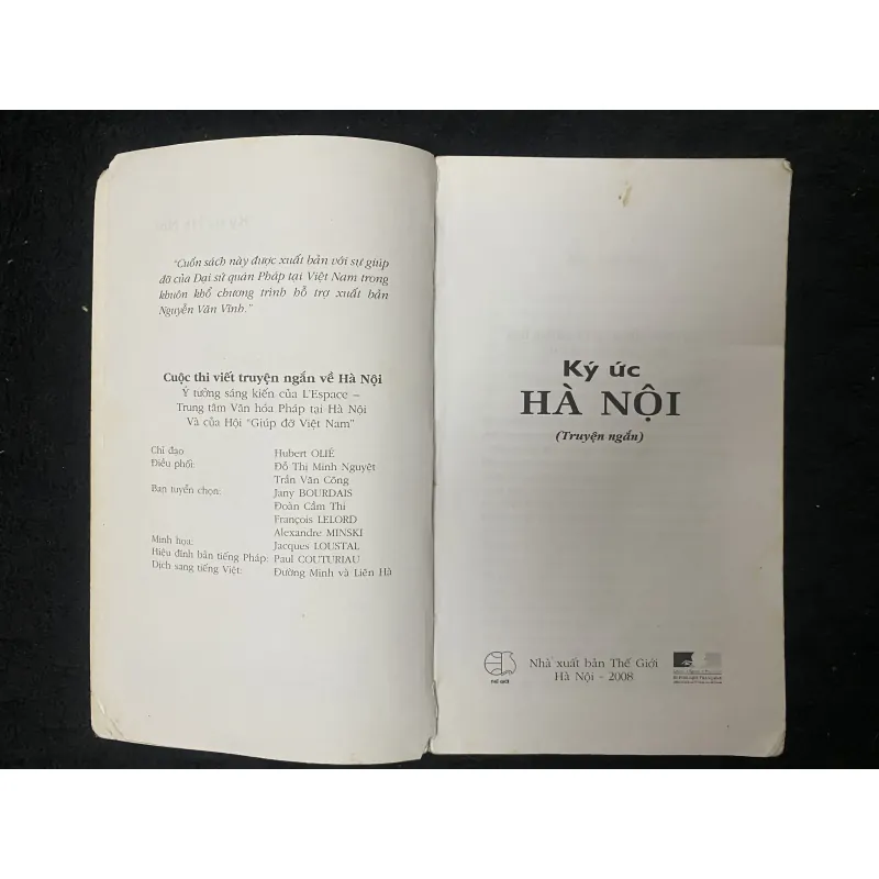 Ký ức Hà Nội / Nouvelles de Hano-Nhà xuất bản Thế giới 1033868