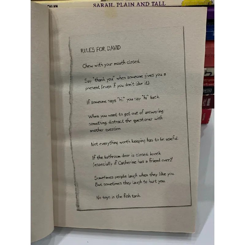 Rules – Cynthia Lord 559620