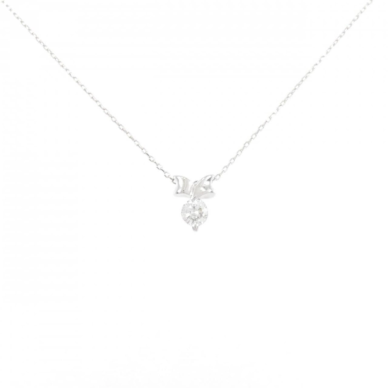 Dây chuyền kim cương K18WG 0.180CT - Hàng hiệu Chính hãng 861613