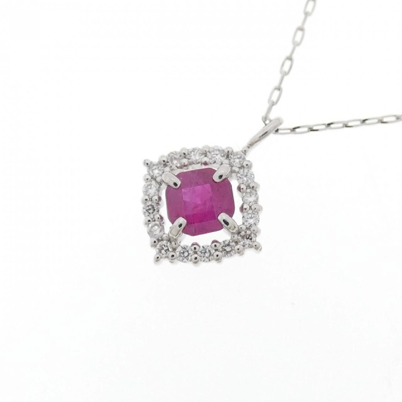Dây chuyền ruby PT950/PT900 0.25CT - Hàng hiệu Chính hãng 859544