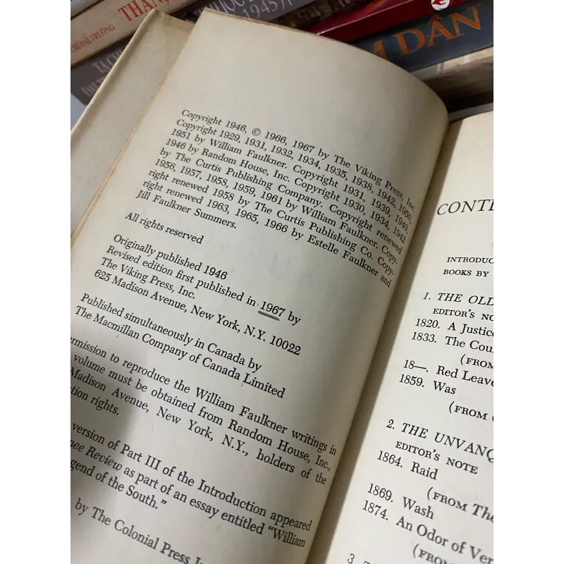 Sách cũ: The Portable Faulkner - Edited by Malcolm Cowley (1967) 936220