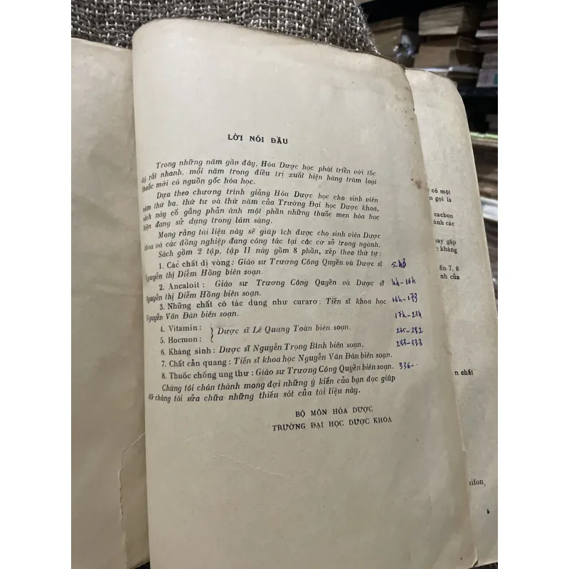 Hoá dược 2 tập  - hơn 700 trang khổ lớn - sách y  1009137