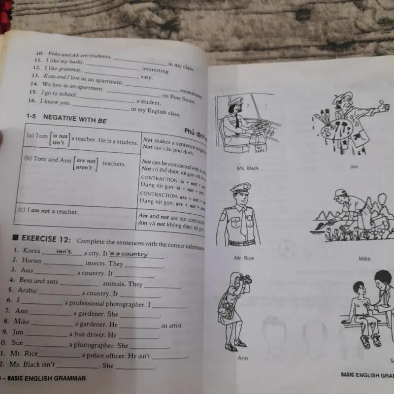 Ngữ pháp tiếng Anh SƠ CẤP - BASIC ENGLISH GRAMMAR. Tg. Betty Sch. Azar. Dịch Ng. Th. Yến 785278