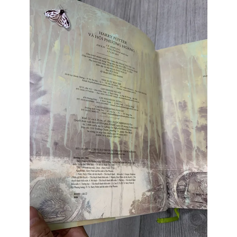 Harry potter và hội phượng hoàng, bản in màu, bìa cứng. 8b3 777779