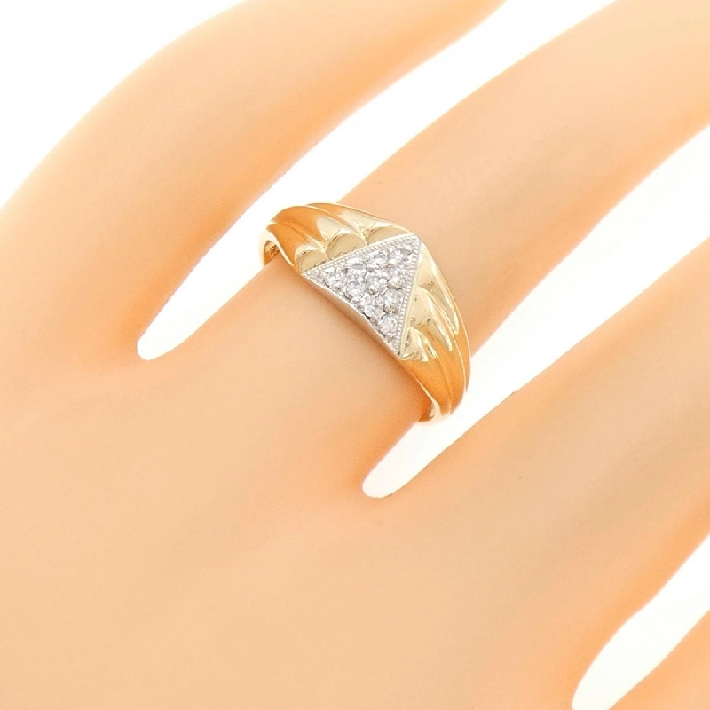 Nhẫn kim cương K18YG/PM 0.11CT - Hàng hiệu Chính hãng 855724