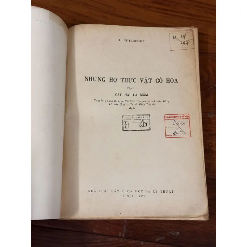 [sách quý] Những Họ Thực Vật Có Hoa (1975) 931249