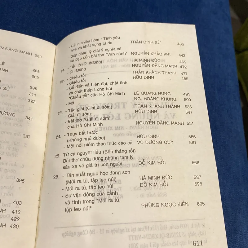 NHẬT KÝ TRONG TÙ VÀ NHỮNG LỜI BÌNH (XB 2001) 593580
