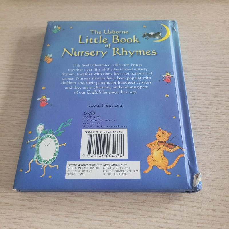 The Usborne Little Book of Nursery Rhymes  Various (Illustrated by Jo Litchfield) 531361