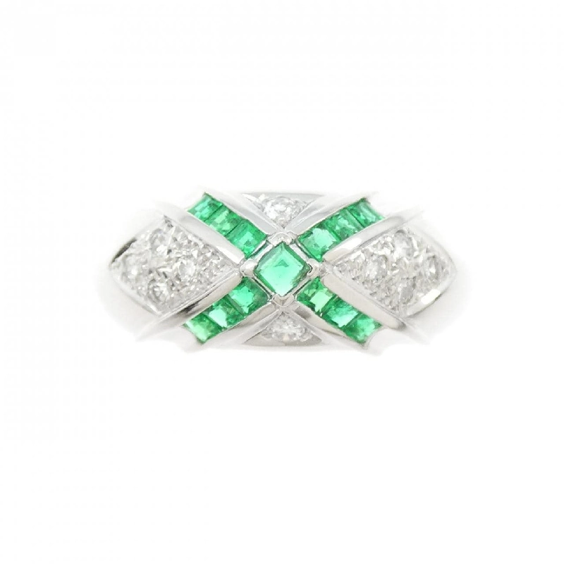 Nhẫn Emerald PT900 0.25CT - Hàng hiệu Chính hãng 850880