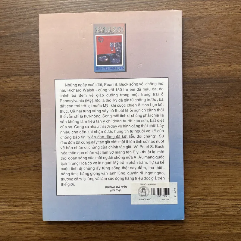 Tình yêu sau cùng - Pearl S.Buck 974947