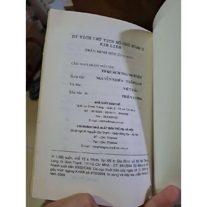 Di tích Chủ Tịch Hồ Chí Minh ở Kim Liên - Trần Minh Siêu LỊCH SỬ - CHÍNH TRỊ - TRIẾT HỌC HCM1008 577228