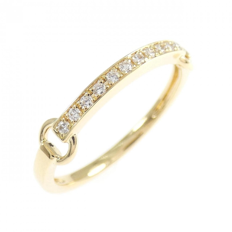 Nhẫn kim cương K18YG 0.07CT - Hàng hiệu Authentic 850297