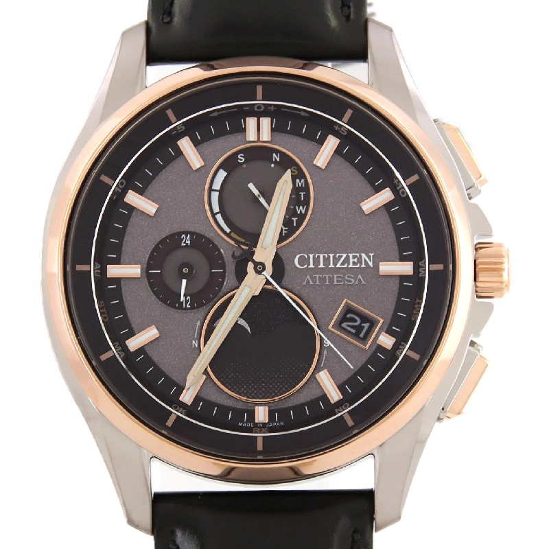 Đồng hồ điện tử Citizen Attesa H874-005HK04/BY1004-17X TI Solar Quartz - Hàng hiệu Chính hãng 889689