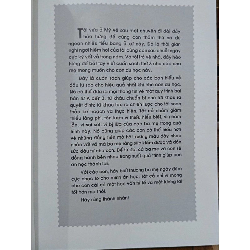 Du học: Đừng để tiền mọc cánh - Nguyễn Thị Bích Hậu 787808