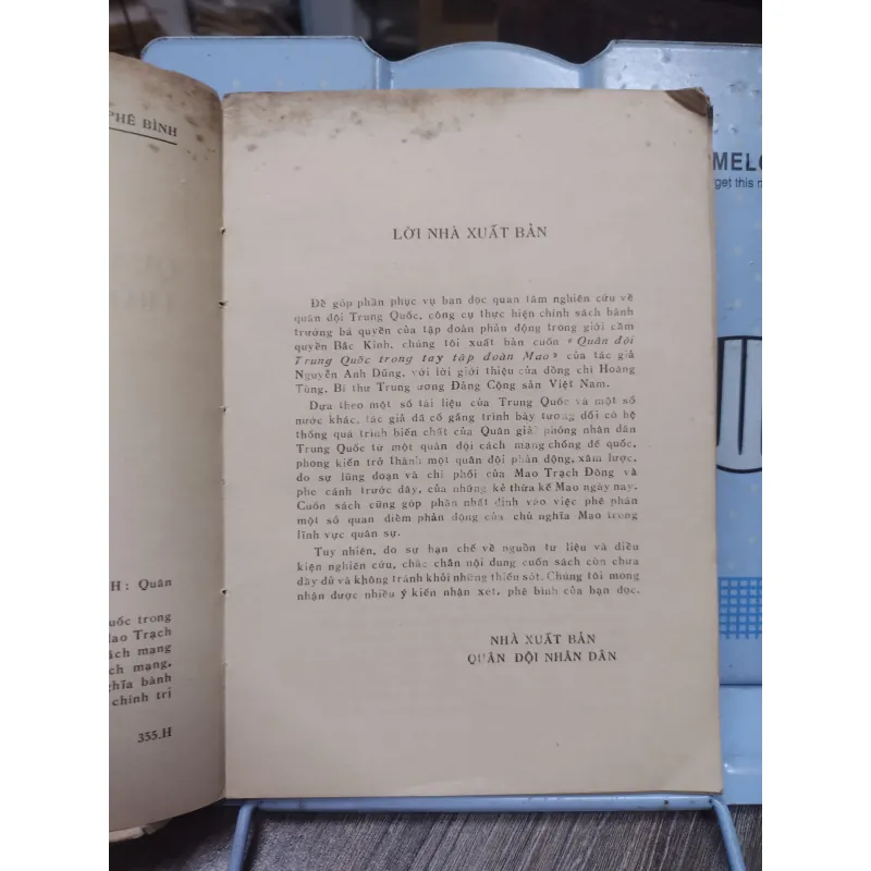 Sách: Quân đội Trung Quốc trong tay tập đoàn Mao - TG: Nguyễn Anh Dũng (A2) 751472