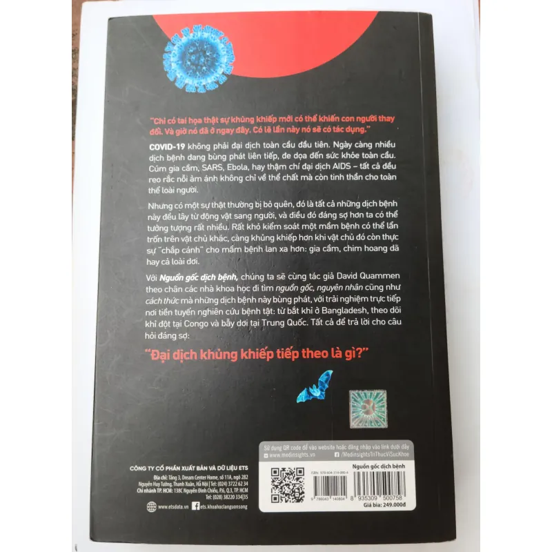 Nguồn gốc dịch bệnh  David Quammen 1023113
