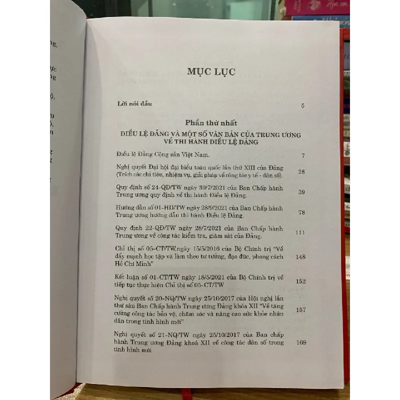 một số văn bản của đảng của bộ ý tế về công tác đảng và hướng dẫn nghiệp vụ công tác đảng- Đảng uỷ bộ Y tế 716647