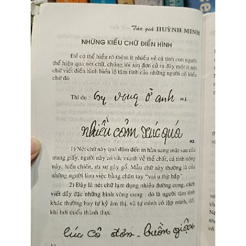 Tính cách con người qua nét bút (Chiết tự học) - Huỳnh Minh 453030