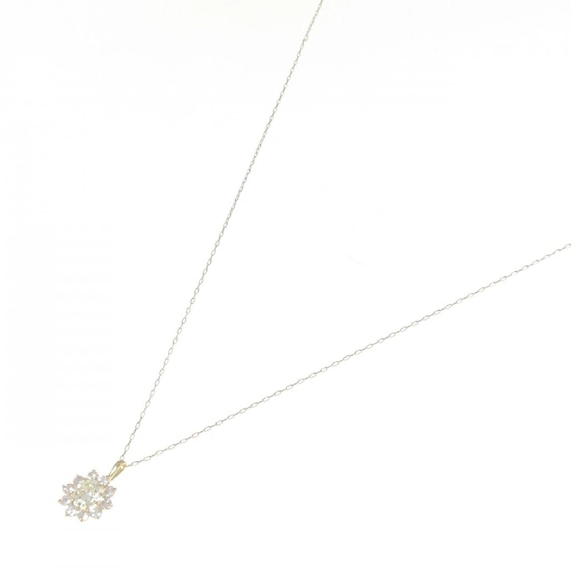 K18YG Dây chuyền kim cương 0.35CT - Hàng hiệu Chính hãng 859703