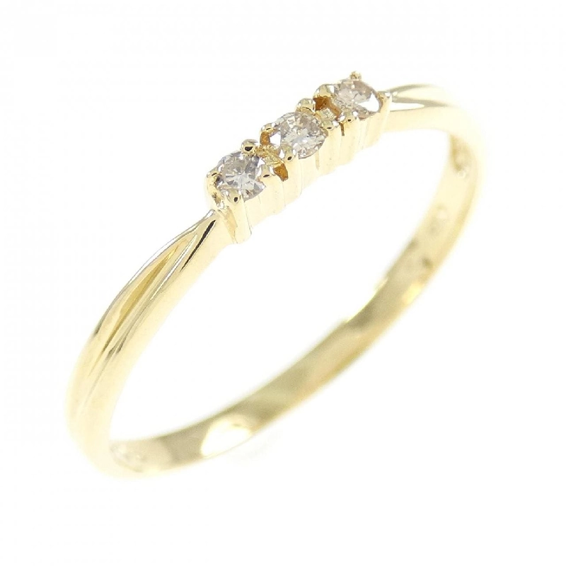 Nhẫn kim cương K18YG 0.05CT 672257