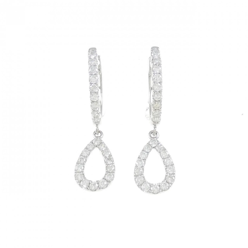 Bông tai kim cương 750WG 0.44CT - Hàng hiệu Chính hãng 871253