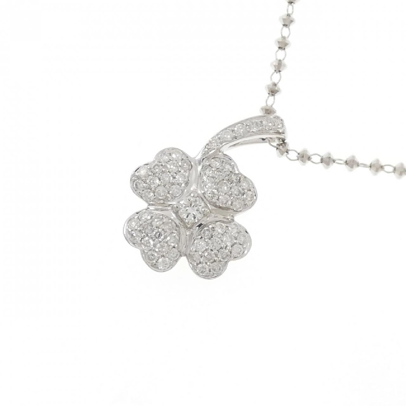 K18WG Nhẫn Bạc Clover Kim Cương 0.40CT - Hàng hiệu Chính hãng 862020