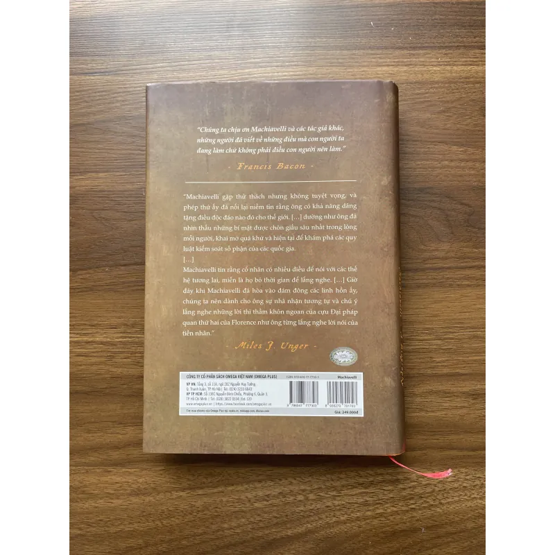 Machiavelli - A biography (Miles Unger) 968749