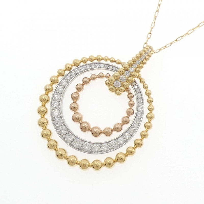 K18YG/PT900/K18PG Dây chuyền kim cương 1.50CT - Hàng hiệu Authentic 851158