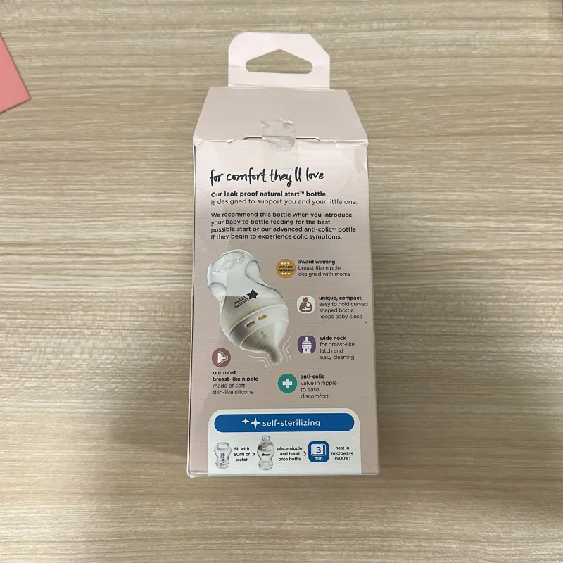 Bình Sữa PPSU Tommee Tippee Natural Start 260ml, Núm Ty Đi Kèm 3-6 Tháng 994677