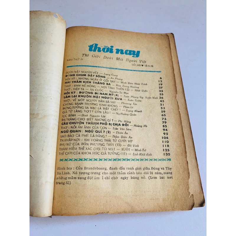 BÁO THỜI NAY – ẤN PHẨM GỐC SỐ 249 (15/03/1970) 549356