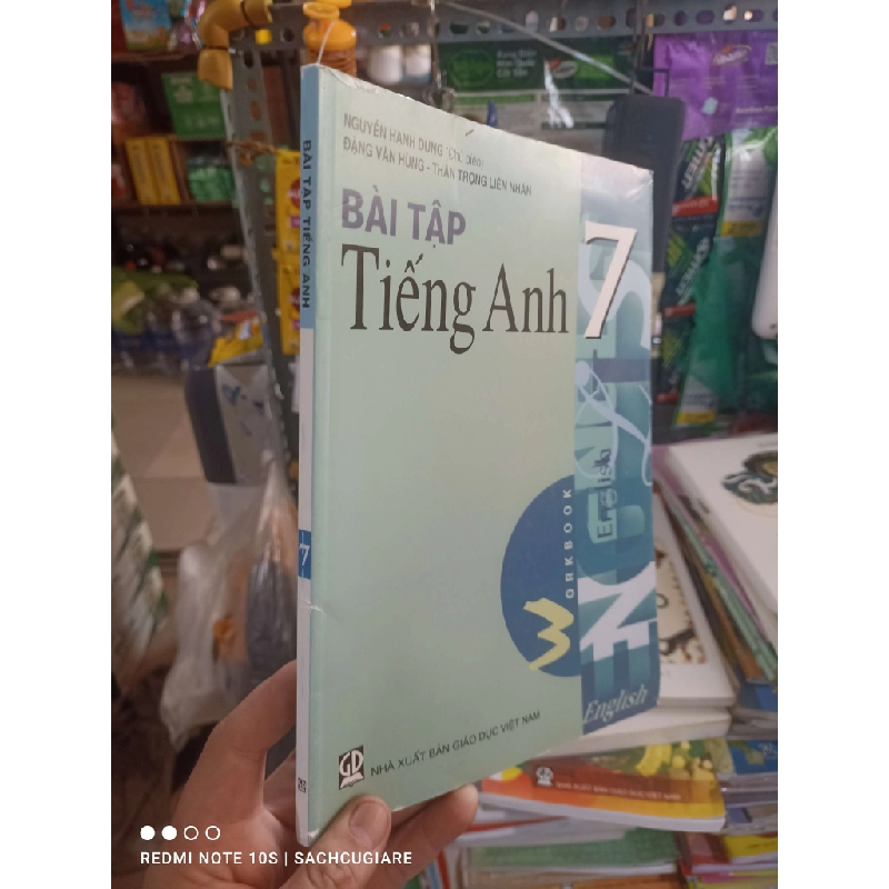 Bài tập tiếng anh 7 - Hạnh Dung 2016 mới 90% Giáo khoa HCM2702 930674