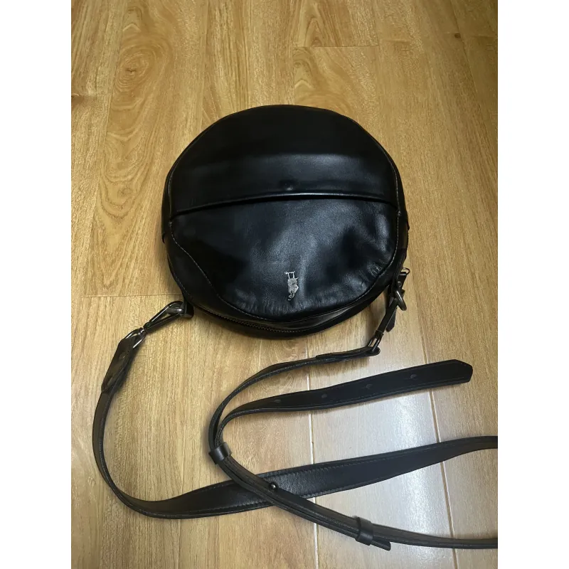 Túi nữ phom tròn 19x6 da thật 2hand 996732