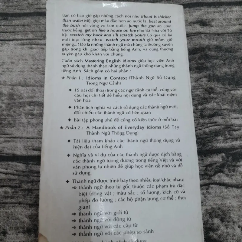 TG Phạm Vũ Lửa Hạ. Master Eng Idioms. Học tiếng Anh bằng Thành Ngữ. Bản 1996 761585