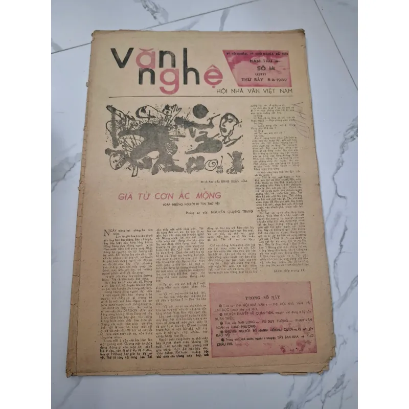 Văn Nghệ Số 14 (8/4/1989) - Nhiều tác giả - Báo văn học 961771